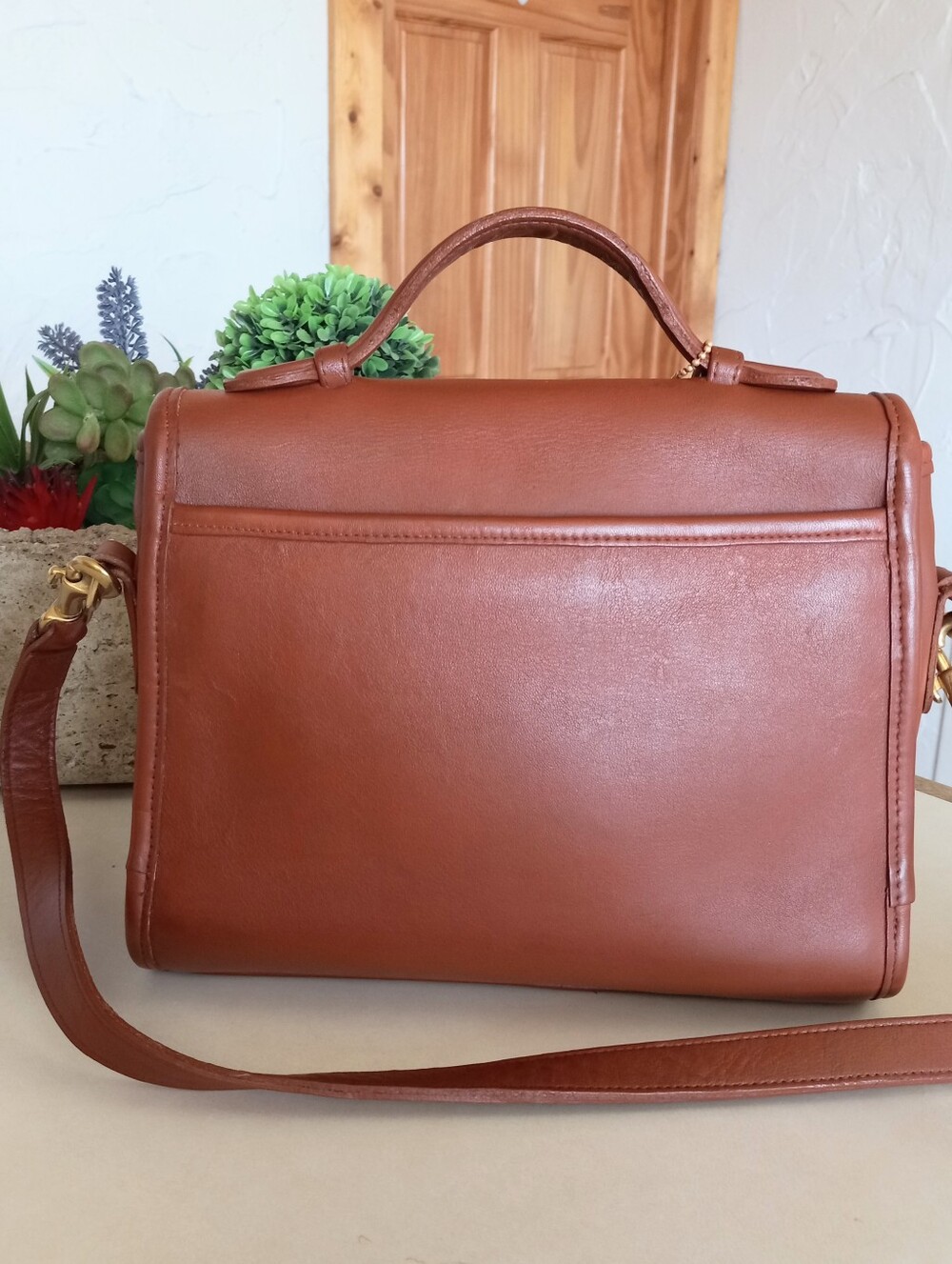 Coach Court Bag #9870, British Tan, 1996 - Picture 5 of 16